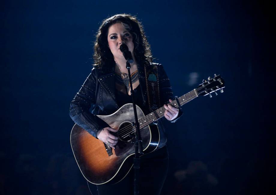 Ashley McBryde performs "Girl Goin' Nowhere" at the 54th annual Academy of Country Mu ...