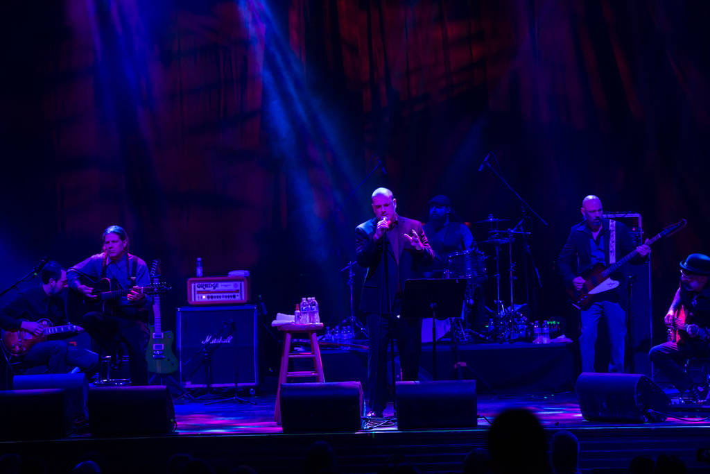 Philip Anselmo performs with his new band, En Minor, at House of Blues during the Psycho Las Ve ...