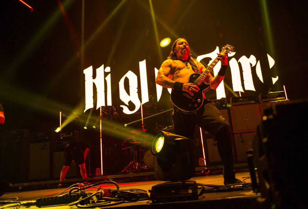 Matt Pike of High on Fire performs at the Mandalay Bay Events Center during the Psycho Las Vega ...