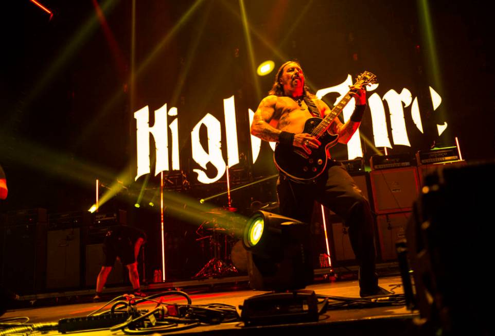 Matt Pike of High on Fire performs at the Mandalay Bay Events Center during the Psycho Las Vega ...