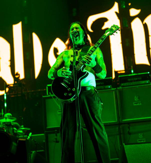 Matt Pike of High on Fire performs at the Mandalay Bay Events Center during the Psycho Las Vega ...