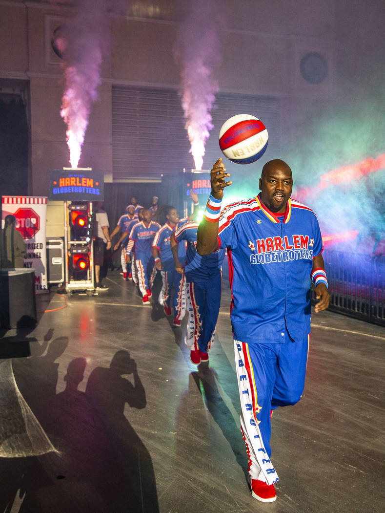 The Harlem Globetrotters arrive as they bring their 2019 Fan Powered Tour to the Orleans Arena ...