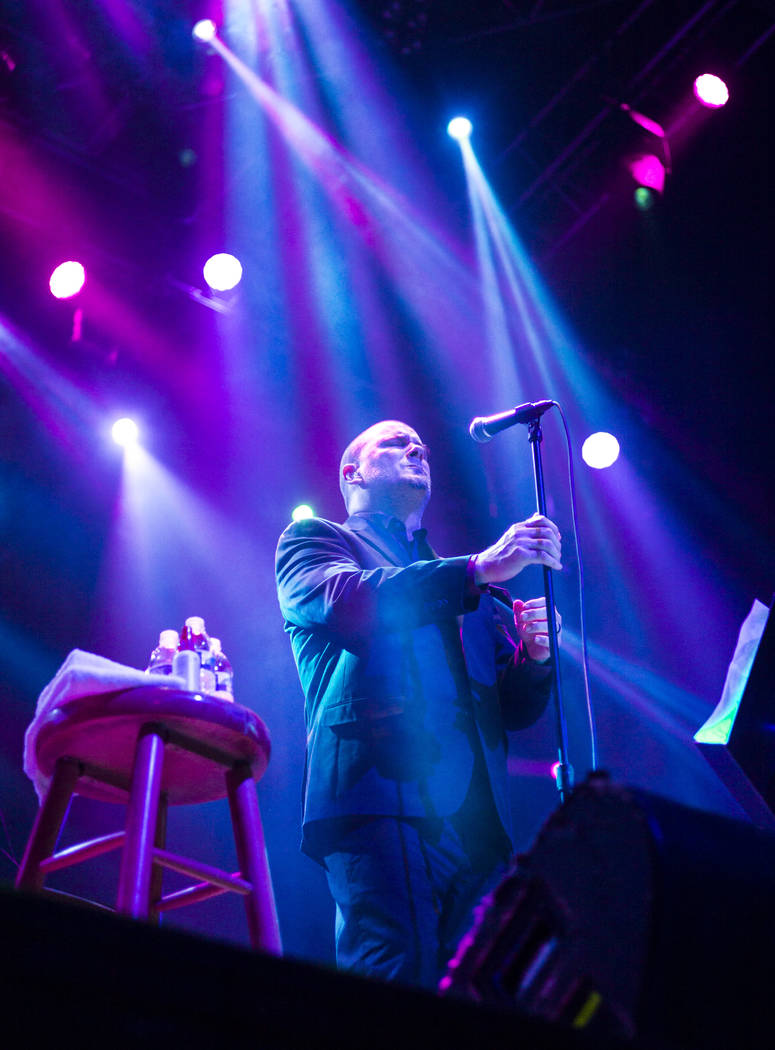 Philip Anselmo performs with his new band, En Minor, at House of Blues during the Psycho Las Ve ...