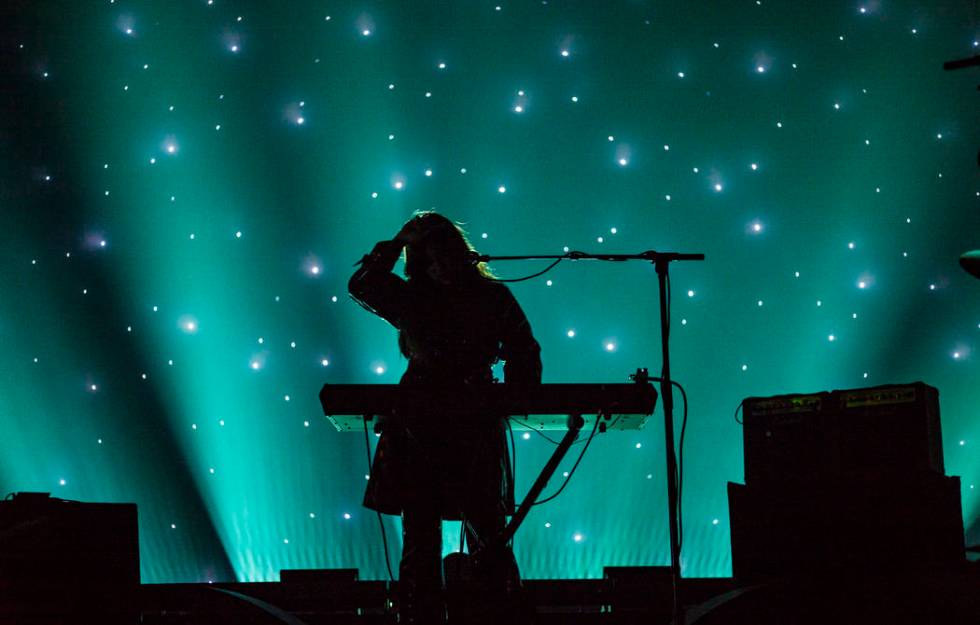 Victoria Legrand, of Beach House, performs at the Mandalay Bay Events Center during the Psycho ...