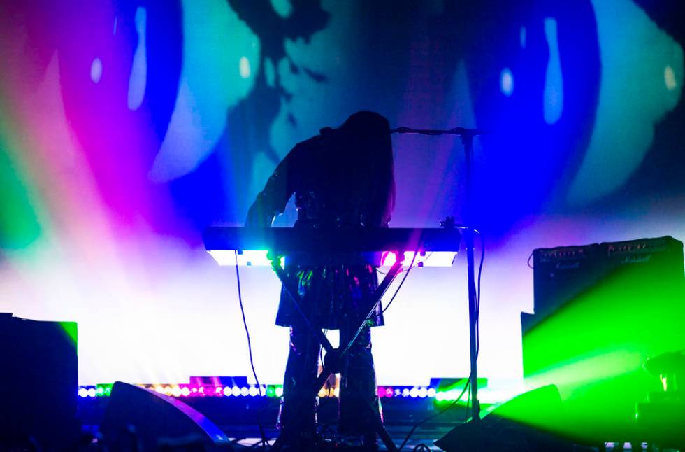 Victoria Legrand, of Beach House, performs at the Mandalay Bay Events Center during the Psycho ...