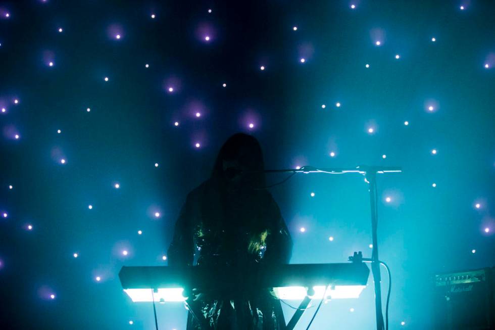 Victoria Legrand, of Beach House, performs at the Mandalay Bay Events Center during the Psycho ...