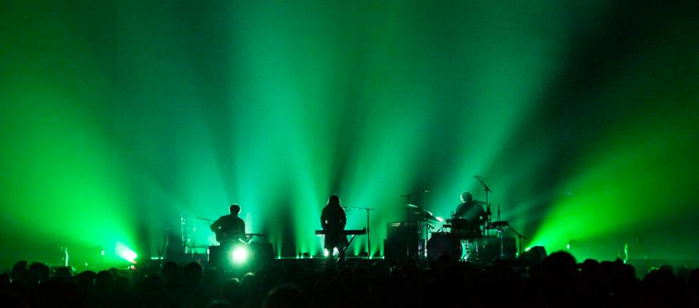 Beach House performs at the Mandalay Bay Events Center during the Psycho Las Vegas music festiv ...