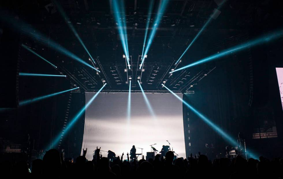 Beach House performs at the Mandalay Bay Events Center during the Psycho Las Vegas music festiv ...