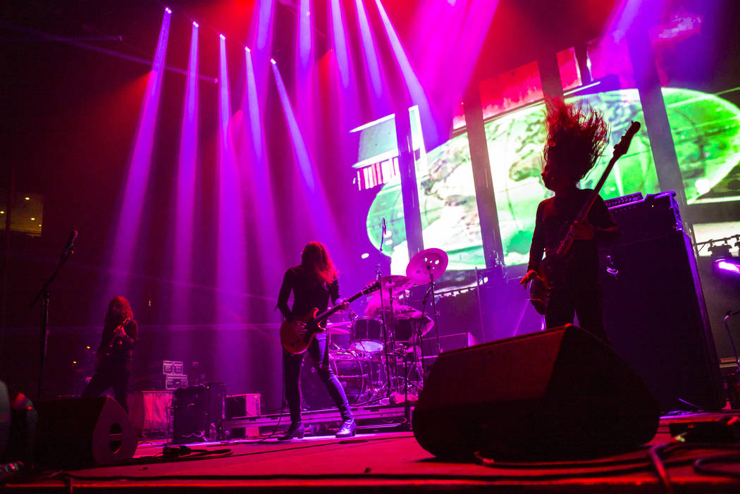 Uncle Acid & the Deadbeats perform at the Mandalay Bay Events Center during the Psycho Las Vega ...