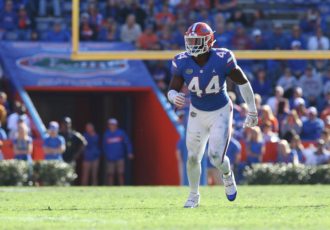 Florida linebacker Rayshad Jackson during the Gators' game against the Idaho Vandals on Saturda ...