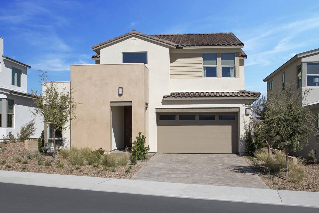 The Cobalt neighborhood by Pardee Homes in Skye Canyon has a limited number of move-in-ready ho ...