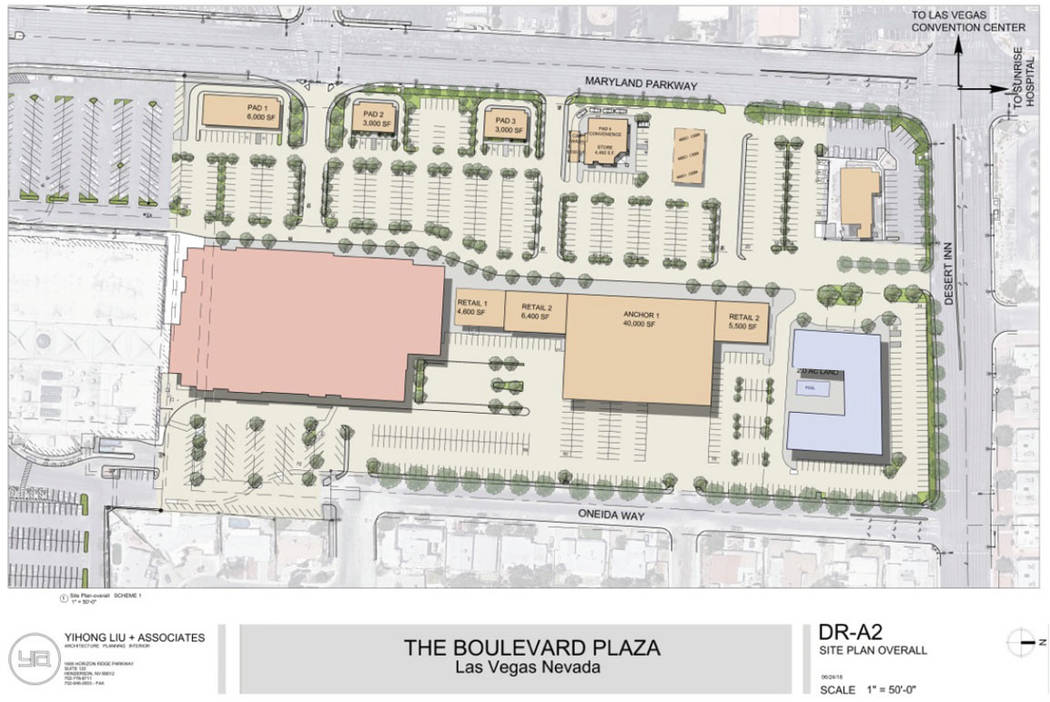 A rendering of Boulevard Plaza. (Remington Nevada)