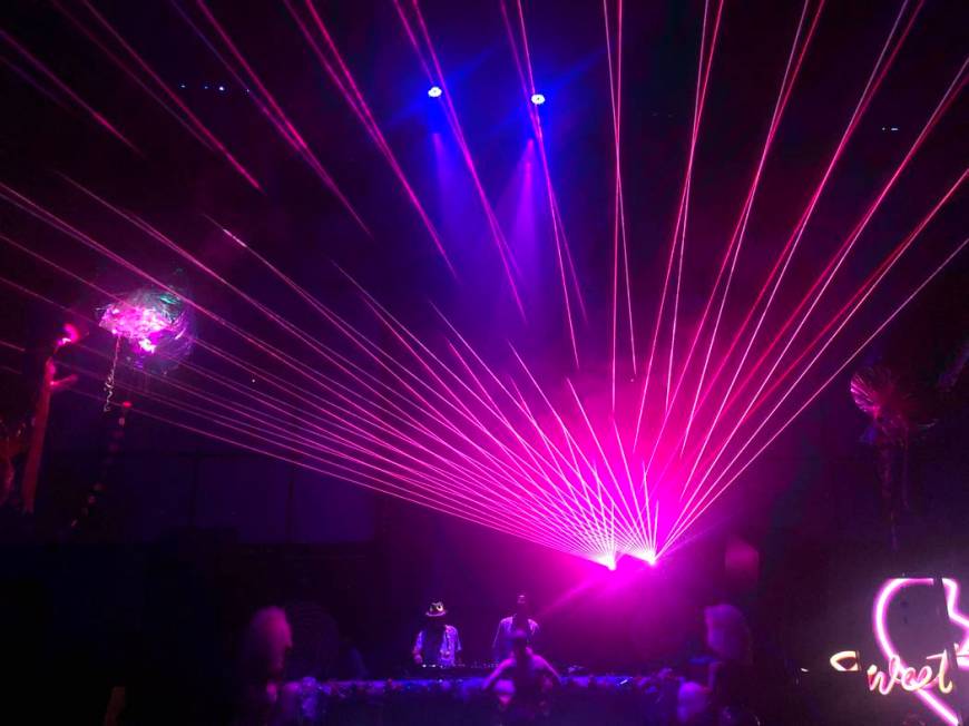 A scene from "Candy World" at Light Nightclub at Mandalay Bay on Saturday, Aug. 24, 2019. (John ...