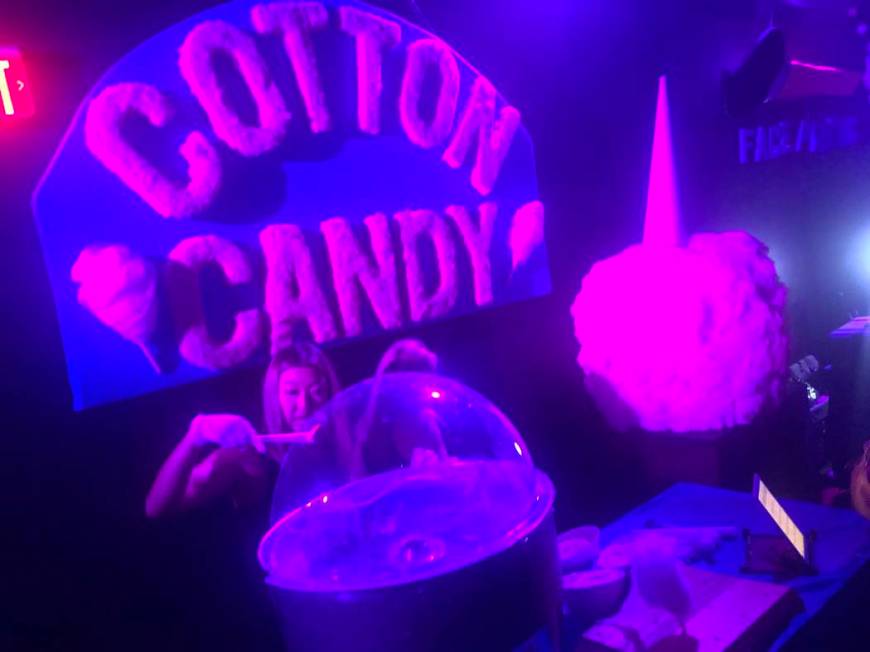 A scene from "Candy World" at Light Nightclub at Mandalay Bay on Saturday, Aug. 24, 2019. (John ...