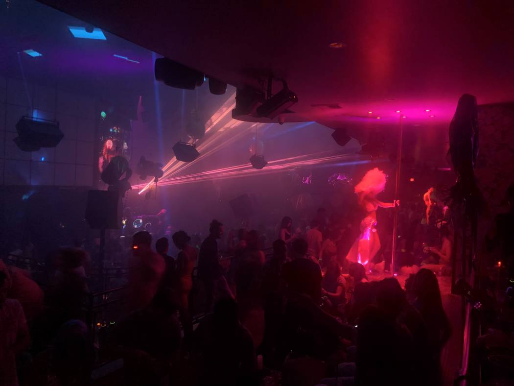 A scene from "Candy World" at Light Nightclub at Mandalay Bay on Saturday, Aug. 24, 2019. (John ...