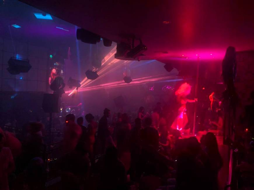 A scene from "Candy World" at Light Nightclub at Mandalay Bay on Saturday, Aug. 24, 2019. (John ...