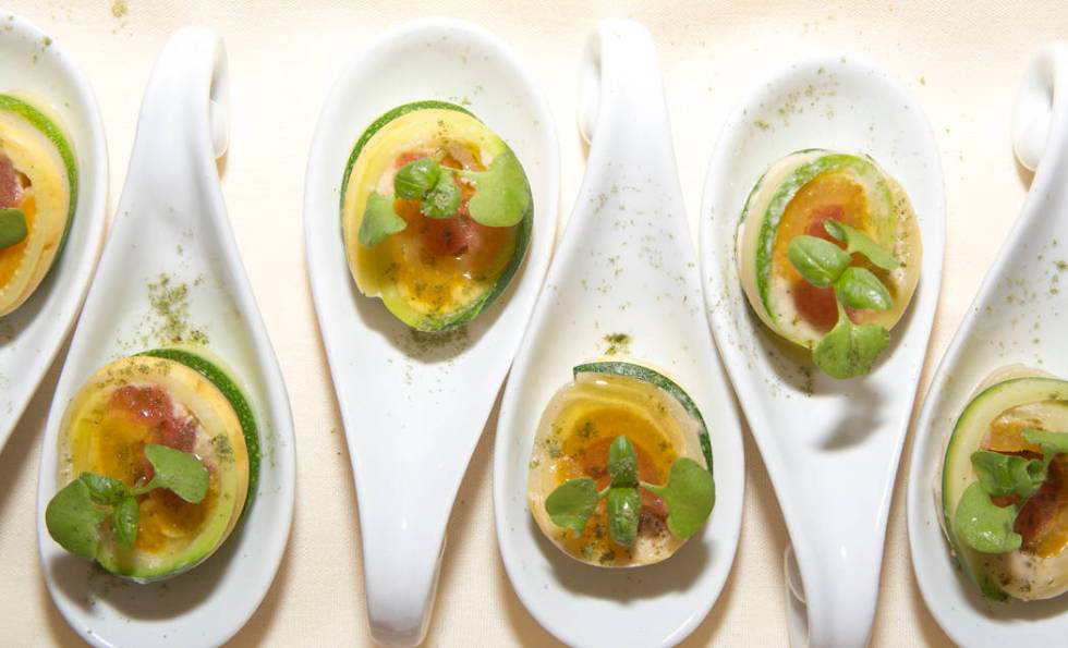 Photo by Rinah Oh French Ratatouille Rolls prepared at the James Beard House in New York City.