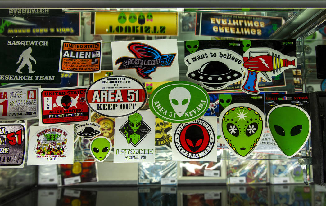 The Alien Research Center offers various stickers while being a gathering site for the upcoming ...