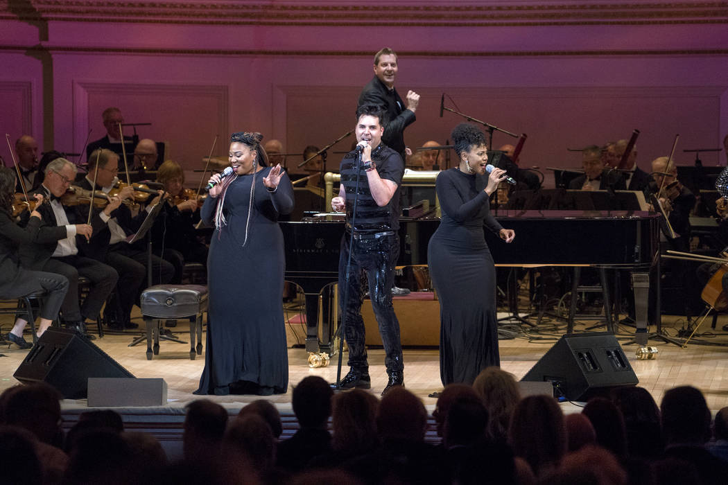 Frankie Moreno performs with the New York Pops during "Roll Over Beethoven: A Different Kind of ...