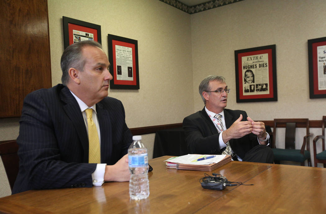 Superintendent Jesus Jara and CCSD Chief Financial Officer Jason A. Goudie discusses the possib ...