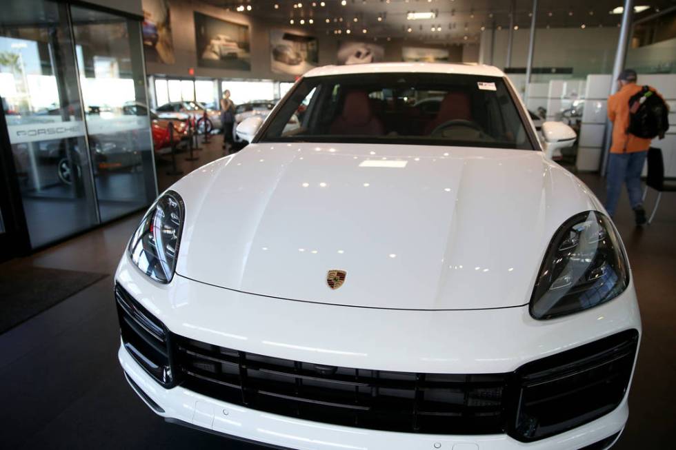 Chayenne Turbo Gaudin Porsche in Las Vegas Friday, Aug. 30, 2019. Porsche is expanding its app- ...