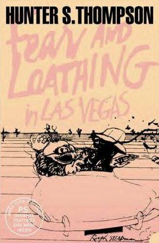 BOOK - The cover of the book "Fear and Loathing in Las Vegas," by Hunter S. Thompson.