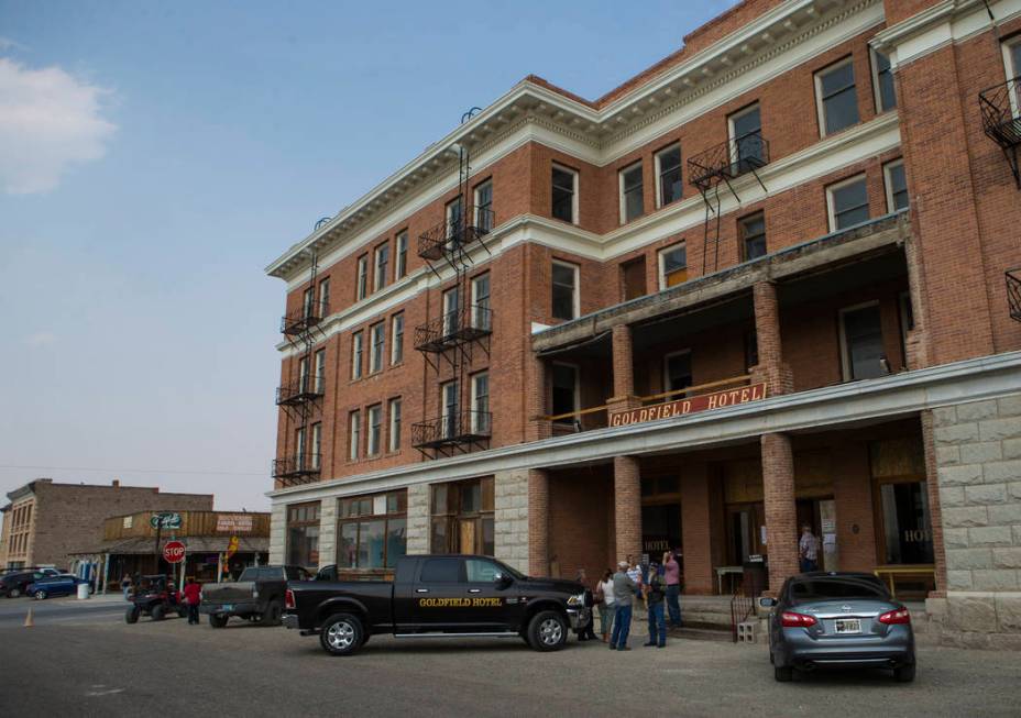 The historic Goldfield Hotel offered tours during the Goldfield Days celebration in Goldfield, ...