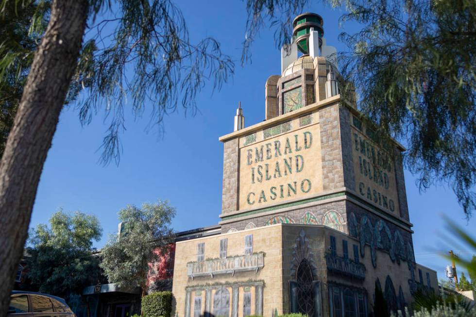 The Emerald Island Casino off South Water Street in Henderson on Wednesday, Aug. 28, 2019. (Eli ...