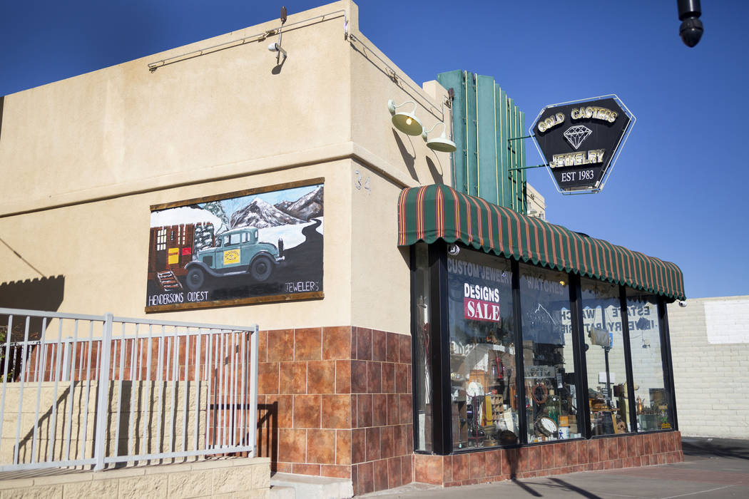 Gold Casters Jewelry on South Water Street in Henderson on Wednesday, Aug. 28, 2019. (Elizabeth ...