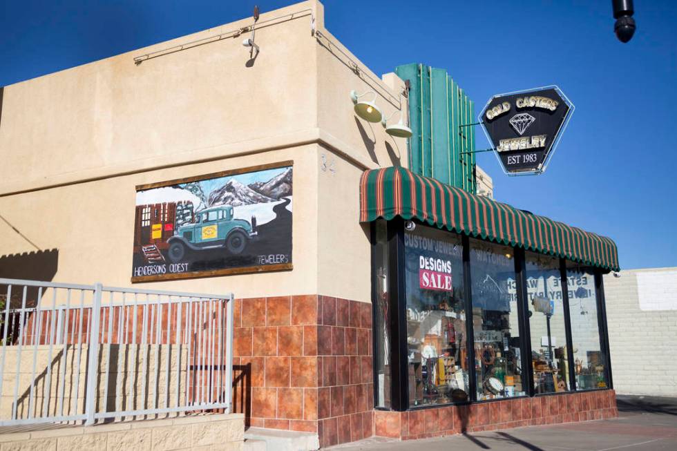 Gold Casters Jewelry on South Water Street in Henderson on Wednesday, Aug. 28, 2019. (Elizabeth ...