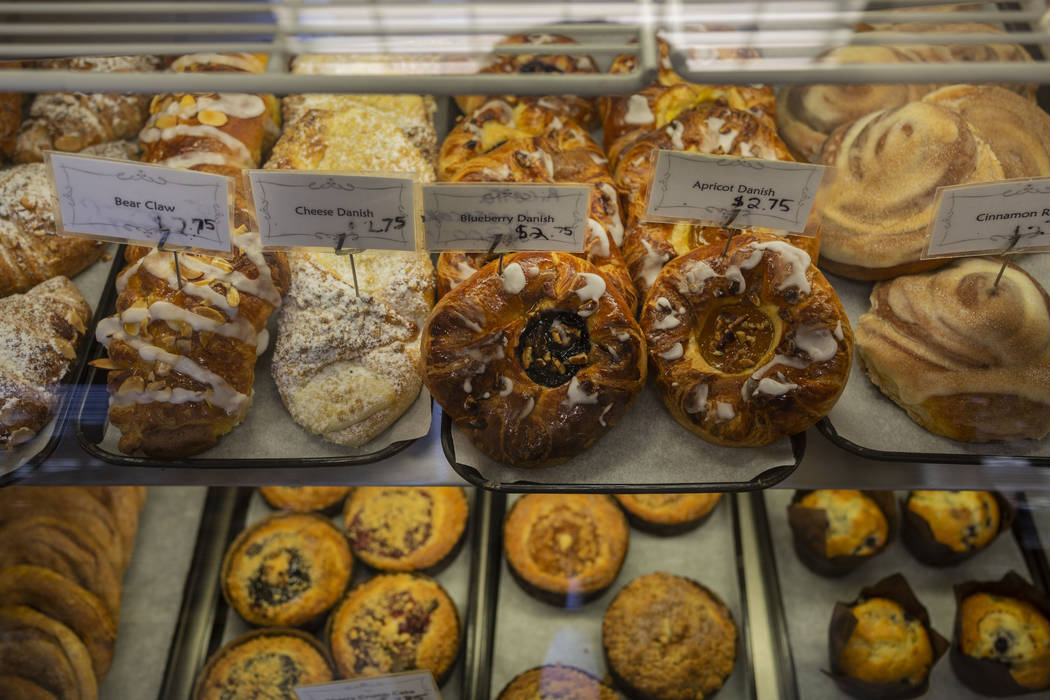 Pasteries for sale at Chef Flemming's Bake Shop on South Water Street in Henderson on Wednesday ...