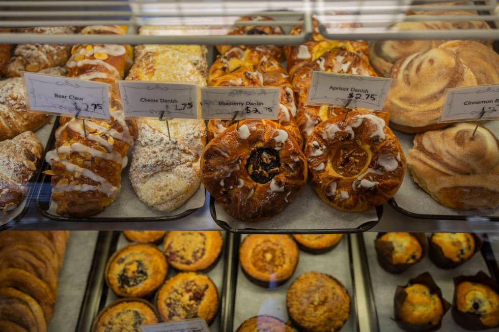 Pasteries for sale at Chef Flemming's Bake Shop on South Water Street in Henderson on Wednesday ...