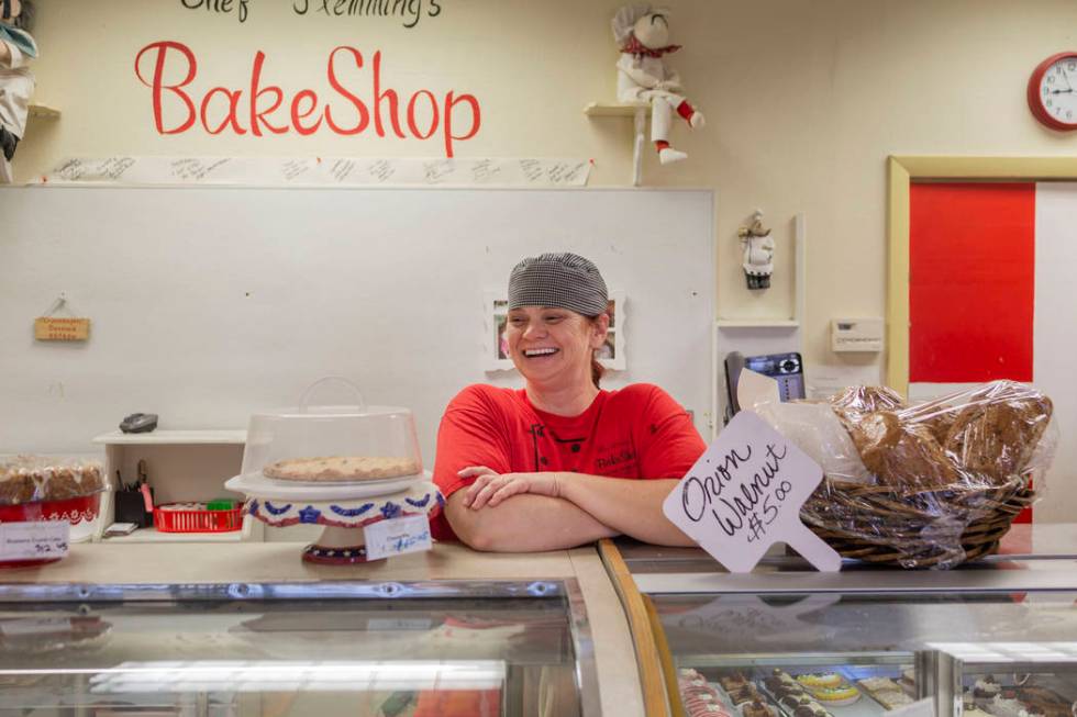 Chef Flemming's Bake Shop assistant baker Vicki Efurd-White at the bakery on South Water Street ...