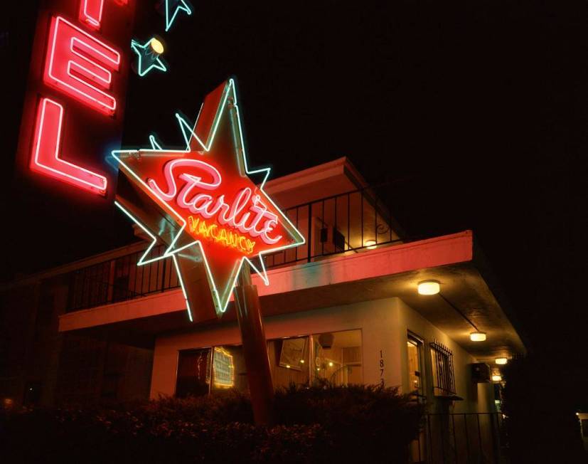 North Las Vegas’ Starlite Motel in 1995 (Fred Sigman)