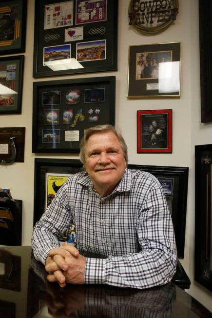 Pat Christenson in his office on Wednesday, March 22, 2017, in Las Vegas. Christenson is the pr ...