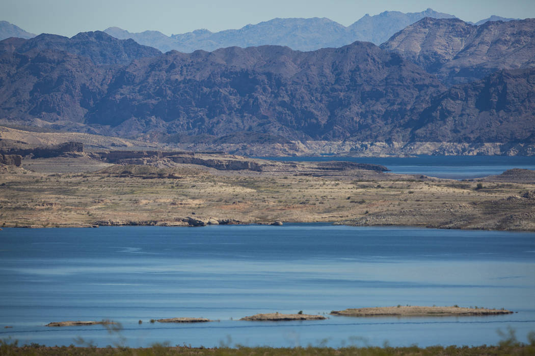 A view of Boulder Basin from 33 Hole at Lake Mead National Recreation Area in March 2018. (Chas ...