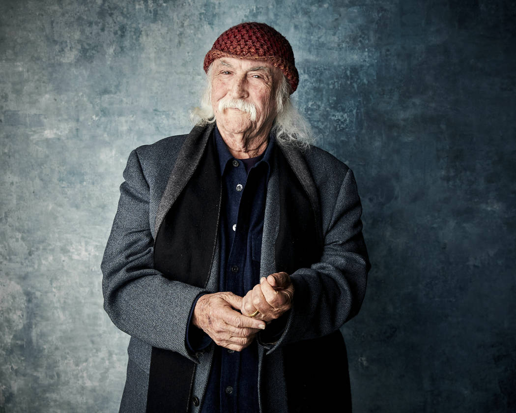 FILE - In this Jan. 26, 2019 file photo, David Crosby poses for a portrait to promote the film ...