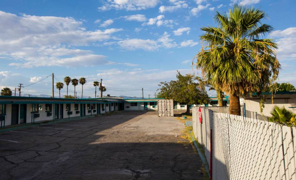 An exterior view of the Safari Motel on Fremont Street in downtown Las Vegas on Wednesday, Sept ...