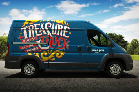 Amazon Treasure Truck Van (Amazon)