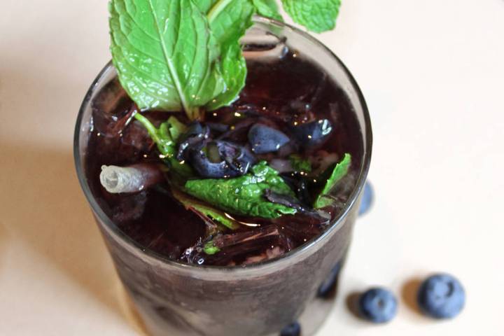 Blueberry Shine Mint Julep (South Point)