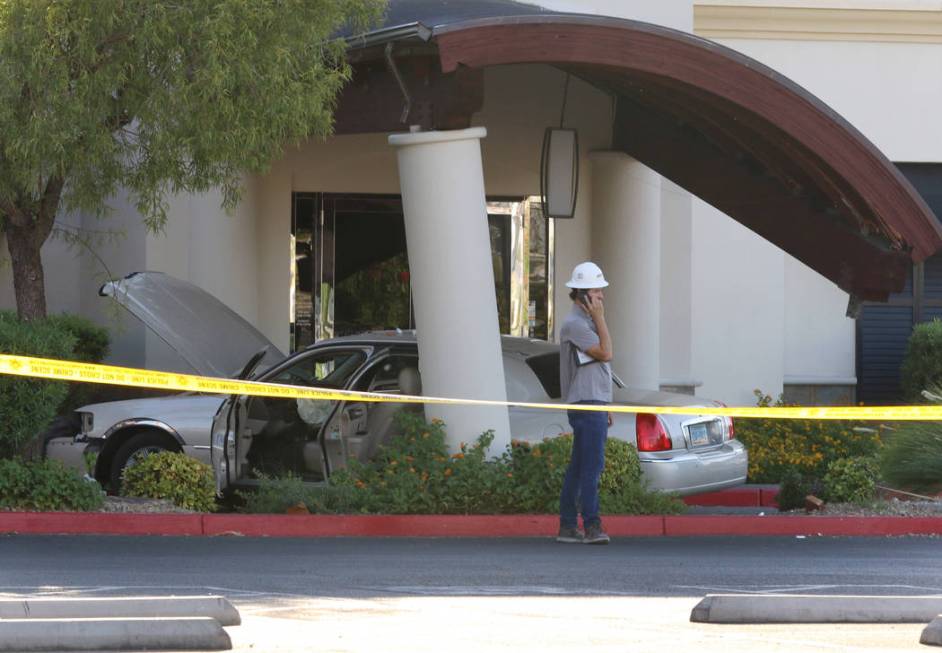 A driver suspected of being under the influence crashed his vehicle into Morton's The Steakhous ...