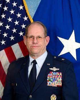 Brig. Gen. William Burks poses for a headshot for the Nevada National Guard. Burks retired Satu ...