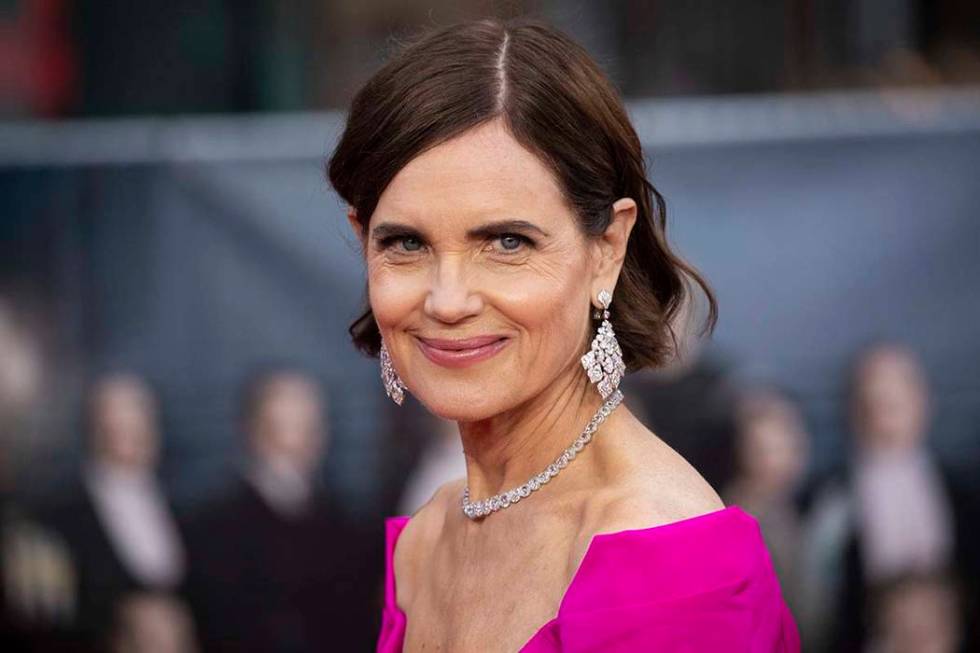 Actress Elizabeth McGovern arrives at the world premiere of the film "Downton Abbey" in London, ...