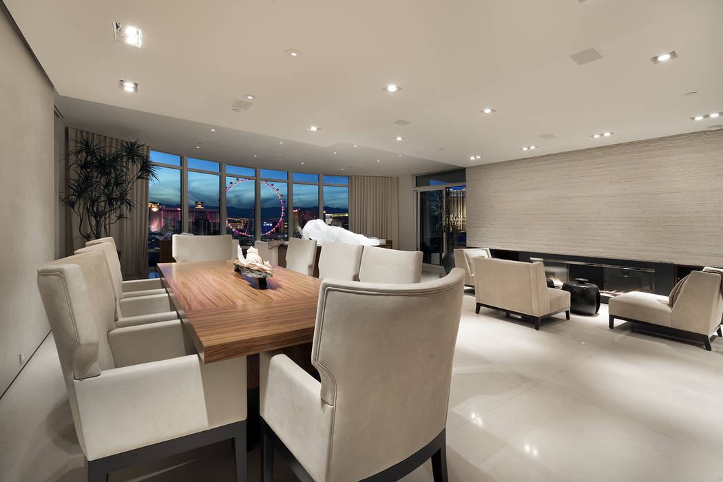 The dining room of the Park Towers condo. (Ivan Sher Group)