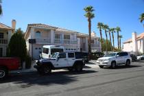 A home on Bahama Bay Court that was converted into a rehab center, in Las Vegas, Thursday, Aug. ...