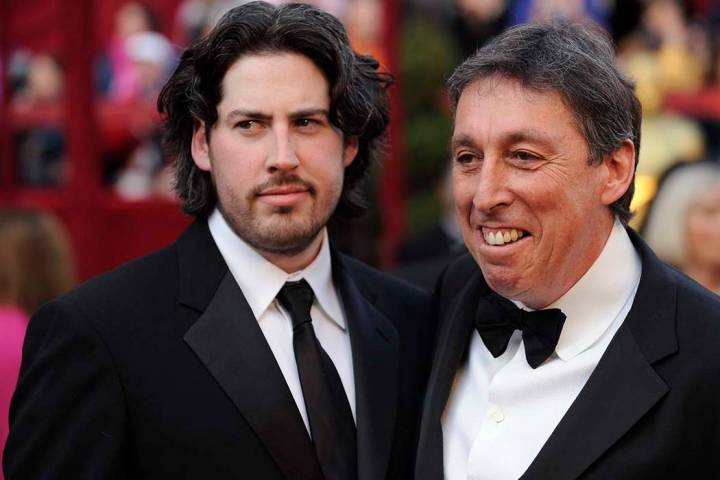 In this Feb. 24, 2008 file photo, Jason Reitman, left, an Oscar nominee for best director for h ...