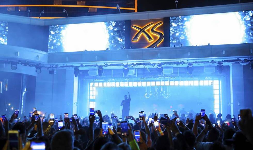 Drake is shown at XS Nightclub at Wynn Las Vegas on Saturday, Sept. 14, 2019. (Wynn Nightlife)