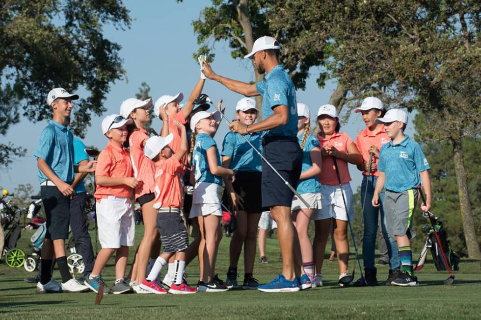 Commercial photos taken during the filming of Step Curry for PGA Junior League at Contra Costa ...