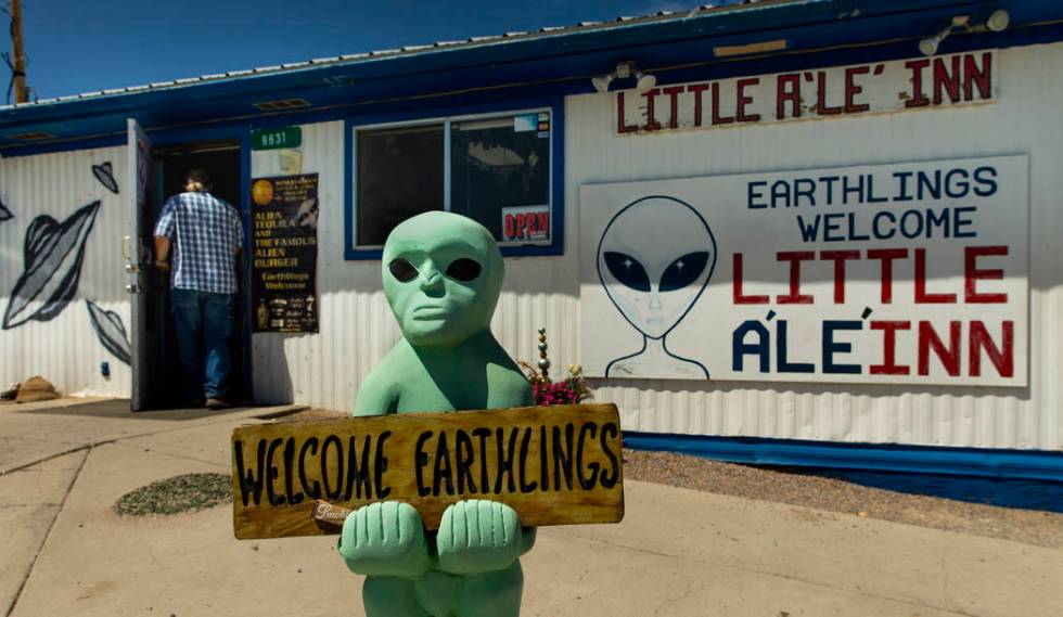 The Little A'Le'Inn in Rachel along the Extraterrestrial Highway/State Route 375 is to be a gat ...