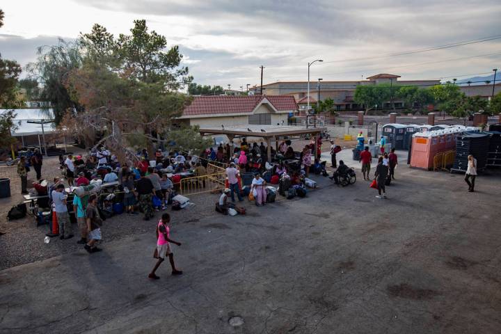 The Courtyard Homeless Resource Center in Las Vegas, Wednesday, July 24, 2019. The center recen ...